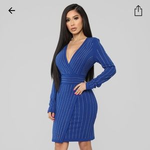 Let's FN Party Rhinestone Dress